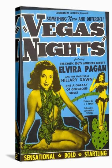 Advertisement for Las Vegas Movie, Nevada-null-Stretched Canvas