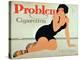Advertisement for 'Problem Cigarettes'-null-Premier Image Canvas