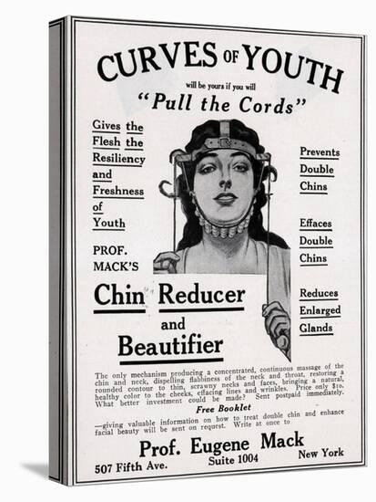 Advertisement for Prof. Mack's Chin Reducer and Beautifier, 1890s-null-Premier Image Canvas