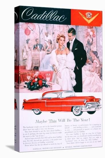 Advertisement for the 1955 Cadillac Car-null-Premier Image Canvas