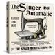 Advertisement for the Singer Automatic Sewing Machine, 1890s-null-Premier Image Canvas