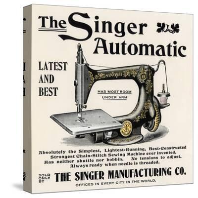 Singer Sewing Machines. /Nvarious Models Of Singer Sewing Machines, Mid  19Th Century. Line Engraving. Poster Print by Granger Collection - Item #  VARGRC0097647 - Posterazzi