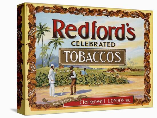 Advertisement Label for Redford's Celebrated Tobaccos-null-Premier Image Canvas