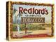 Advertisement Label for Redford's Celebrated Tobaccos-null-Premier Image Canvas