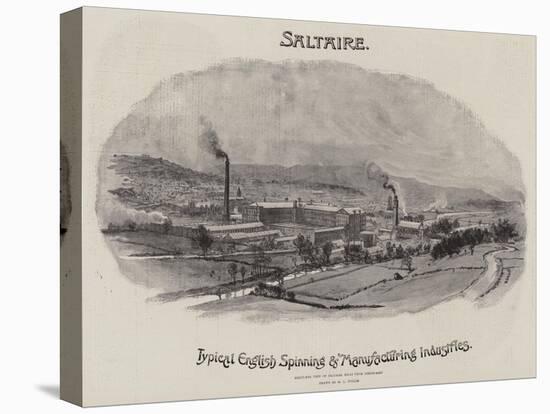 Advertisement, Saltaire-William Lionel Wyllie-Premier Image Canvas