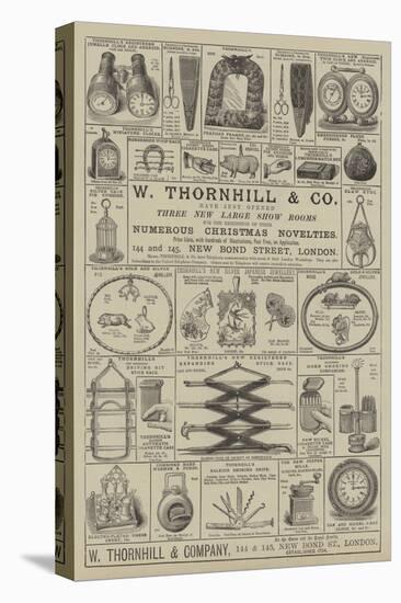 Advertisement, W Thornhill and Company-null-Premier Image Canvas