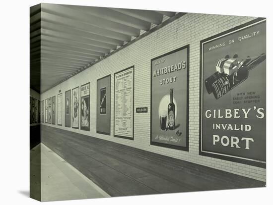 Advertisements for Beer and Port, Holborn Underground Tram Station, London, 1931-null-Premier Image Canvas