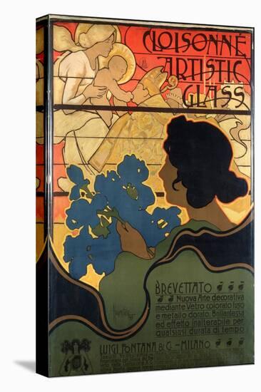 Advertising Poster for Cloisonne Glass, with a Nativity Scene, 1899-Adolfo Hohenstein-Premier Image Canvas