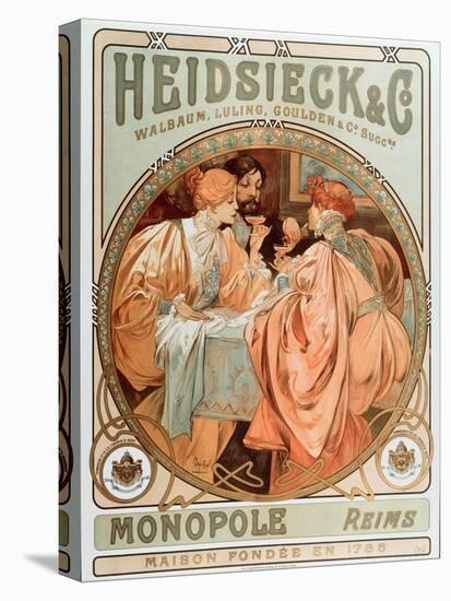 Advertising Poster for Heidsieck Champagne Company (Lithography, 1901)-Alphonse Marie Mucha-Premier Image Canvas