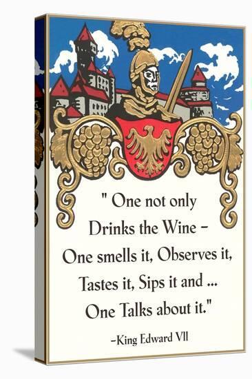 Advice on Wine Drinking, Medieval-null-Stretched Canvas