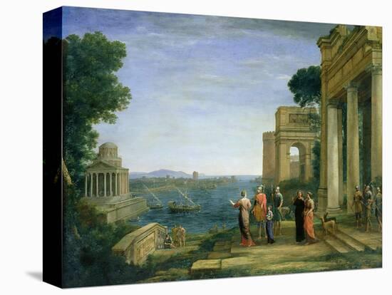 Aeneas and Dido in Carthage, 1675-Claude Lorraine-Premier Image Canvas