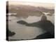 Aerial at Dusk of Sugar Loaf Mountain and Rio de Janeiro-Dmitri Kessel-Premier Image Canvas