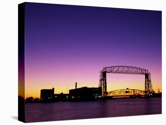 Aerial Lift Bridge, Duluth, Minnesota, USA-null-Premier Image Canvas