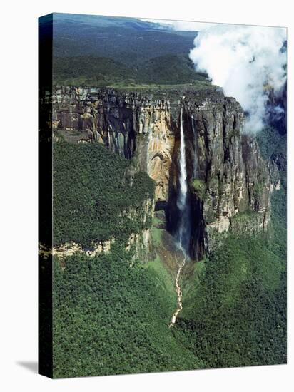 Aerial of Angel Falls-Carl Mydans-Premier Image Canvas