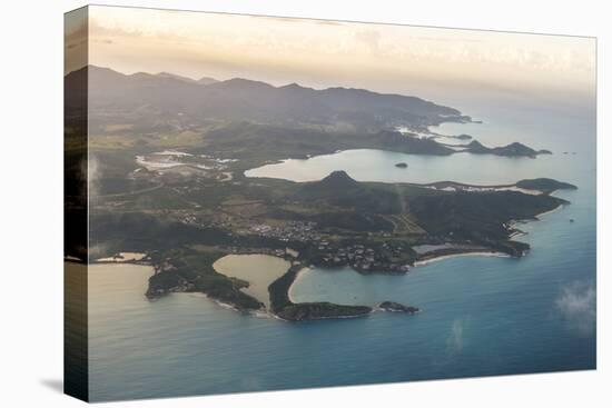 Aerial of Antigua, West Indies, Caribbean, Central America-Michael Runkel-Premier Image Canvas