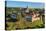 Aerial of Comburg Benedictine Monastery, Steinbach, Kocher Valley, Schwabisch Hall, Hohenlohe-Markus Lange-Premier Image Canvas