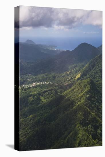 Aerial of Dominica, West Indies, Caribbean, Central America-Michael Runkel-Premier Image Canvas