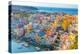 Aerial of Marina di Corricella at Sunset, Procida, Flegrean Islands, Campania, Italy, Europe-Neil Farrin-Premier Image Canvas