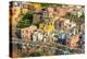 Aerial of Marina di Corricella, Procida, Flegrean Islands, Campania, Italy, Europe-Neil Farrin-Premier Image Canvas