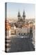 Aerial of Old Town Square. Church of Our Lady of Tryn. Prague, Czech Republic-Tom Norring-Premier Image Canvas