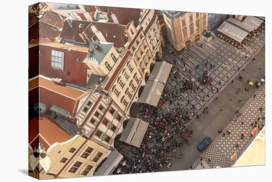 Aerial of Old Town Square. Prague, Czech Republic-Tom Norring-Premier Image Canvas