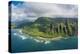 Aerial of the Napali Coast, Kauai, Hawaii, United States of America, Pacific-Michael Runkel-Premier Image Canvas