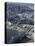 Aerial of Tower Bridge, Tower of London and the City of London, London, England-Adam Woolfitt-Premier Image Canvas