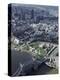 Aerial of Tower Bridge, Tower of London and the City of London, London, England-Adam Woolfitt-Premier Image Canvas