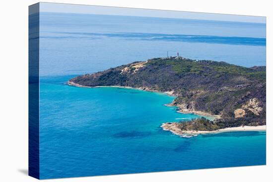 Aerial photograph of Moreton Island, Queensland, Australia-Mark A Johnson-Premier Image Canvas