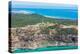 Aerial photograph of Moreton Island, Queensland, Australia-Mark A Johnson-Premier Image Canvas