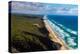 Aerial photograph of the beach & shoreline of Noosa North Shore, Great Sandy National Park-Mark A Johnson-Premier Image Canvas