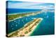 Aerial photograph of The Spit & the Broadwater, Gold Coast, Queensland, Australia-Mark A Johnson-Premier Image Canvas