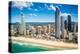 Aerial photograph of the Surfers Paradise skyline, Gold Coast, Queensland, Australia-Mark A Johnson-Premier Image Canvas