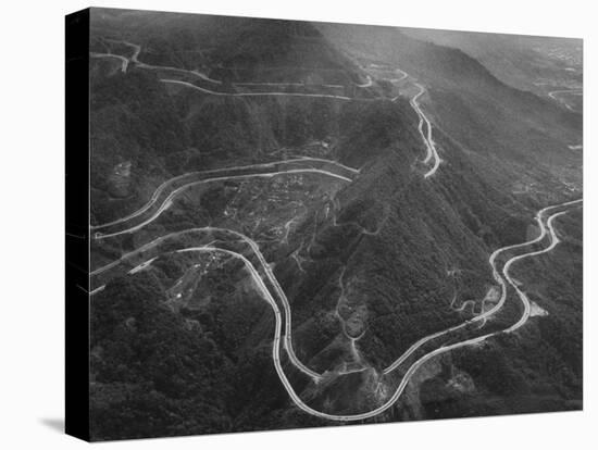 Aerial Picture of the Sao Paulo-Santos Road, also Called the Anchieta-Dmitri Kessel-Premier Image Canvas