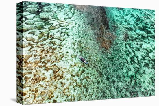 Aerial Summer - Between Two Coral Reefs-Philippe HUGONNARD-Premier Image Canvas