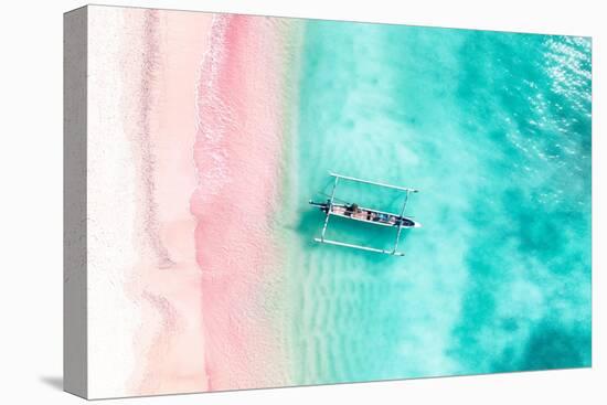 Aerial Summer - Pink Beach-Philippe HUGONNARD-Premier Image Canvas