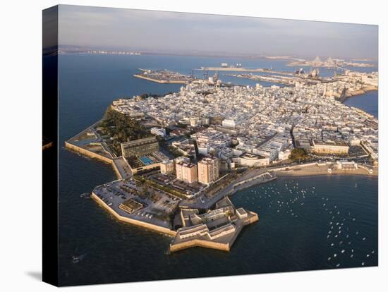 Aerial view, by drone, of Cadiz, Andalucia, Spain-Ben Pipe-Premier Image Canvas