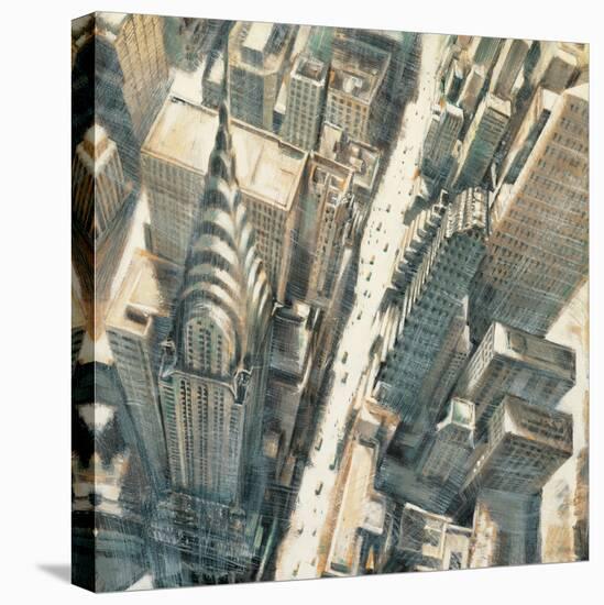 Aerial View Chrysler Bldg-Matthew Daniels-Stretched Canvas