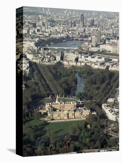 Aerial View Including Buckingham Palace, London, England, United Kingdom-Adam Woolfitt-Premier Image Canvas