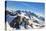 Aerial View Landscape of Mountain Cook Range with Snow Covered in New Zealand-vichie81-Premier Image Canvas