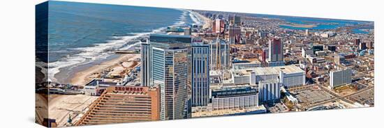 Aerial View of a City, Atlantic City, New Jersey, USA-null-Stretched Canvas