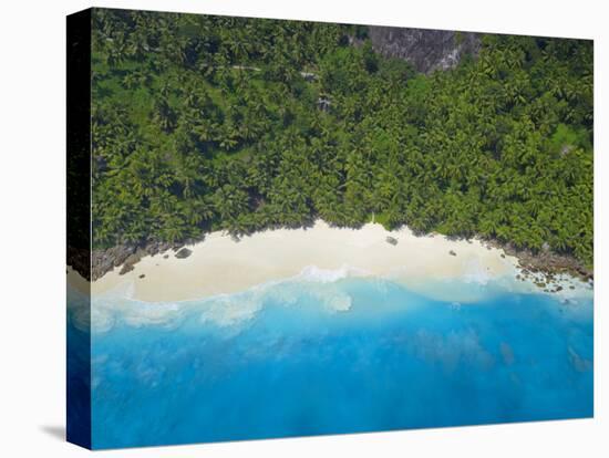 Aerial View of Anse Victorin Beach, Fregate Island, Seychelles, Indian Ocean, Africa-Papadopoulos Sakis-Premier Image Canvas