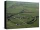 Aerial View of Avebury, Unesco World Heritage Site, Wiltshire, England, United Kingdom-Adam Woolfitt-Premier Image Canvas