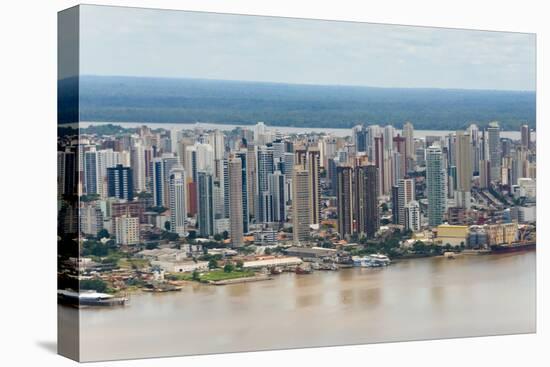 Aerial View of Belem on Amazon River, Para State, Brazil-Keren Su-Premier Image Canvas