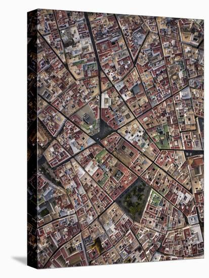 Aerial view of Cadiz, by drone, Andalucia, Spain-Ben Pipe-Premier Image Canvas