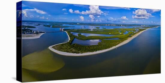 Aerial view of Carl E. Johnson State Park, Lovers Key, Florida, USA-null-Premier Image Canvas