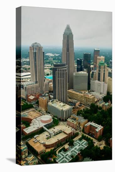 Aerial view of Charlotte, NC-null-Premier Image Canvas
