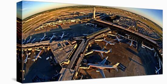 Aerial view of Chicago O'Hare International Airport, Chicago, Illinois, USA-null-Premier Image Canvas