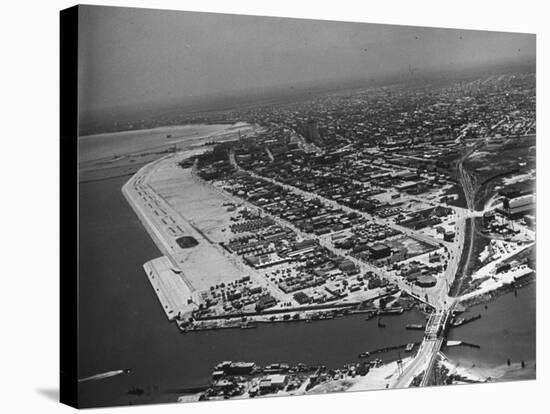 Aerial View of Corpus Christi-John Phillips-Premier Image Canvas
