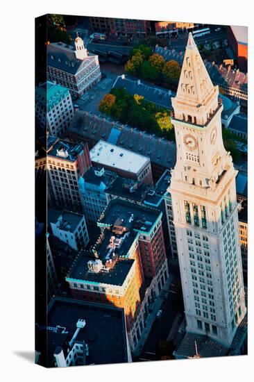 Aerial View of Custom House Tower, Boston, MA-null-Premier Image Canvas